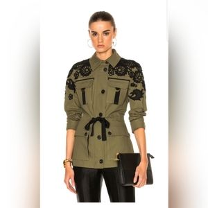 veronica beard army jacket